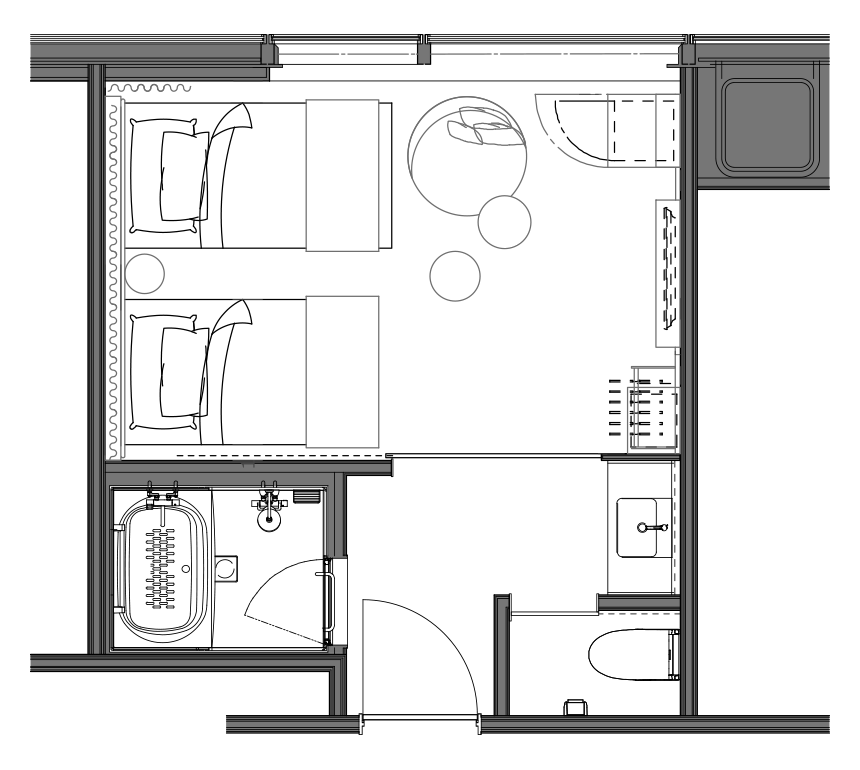 Floor plan (twin)