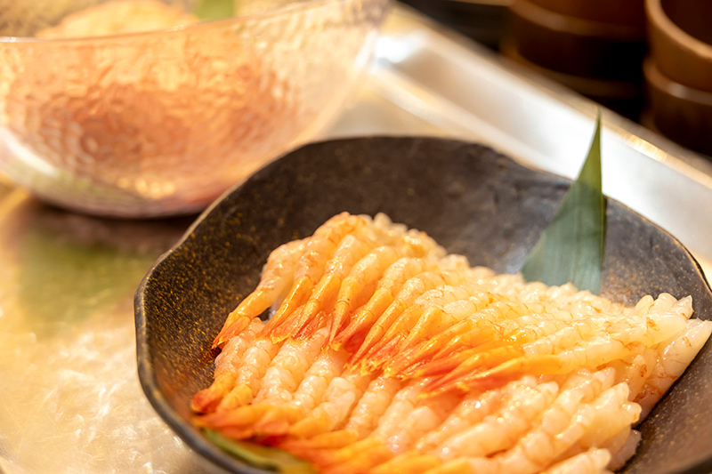 Fresh seafood eight Ricefield cafe Sapporo Station North