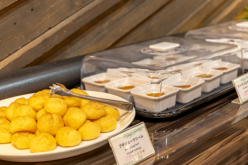 Desserts are also available... eight Ricefield cafe Sapporo Station North